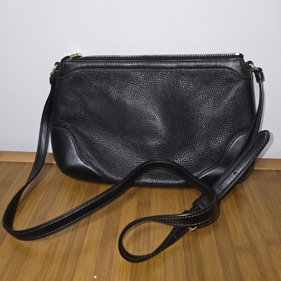 Coach | Black Leather Crossbody Bag - Picture 2 of 5